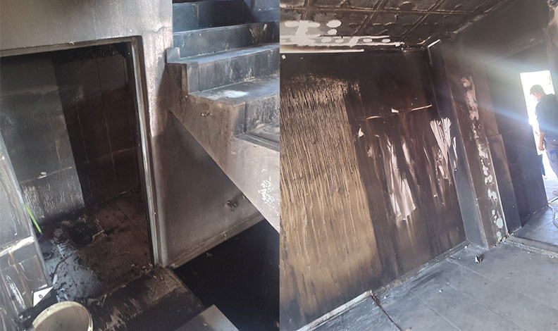 Çıkan yangın evi kullanamaz hale getirdi