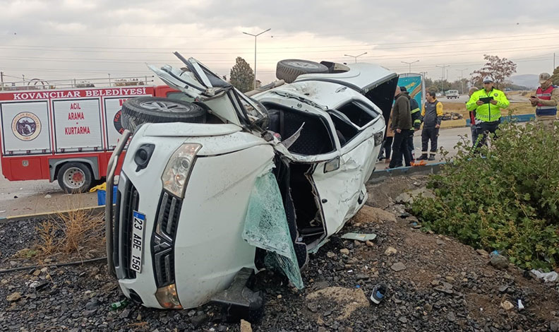 Elazığ’daki kazada yaralanan genç, hayatını kaybetti