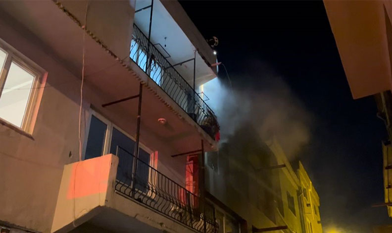 Bursa’da tekstil malzemesi üreten 3 katlı iş yerinde yangın