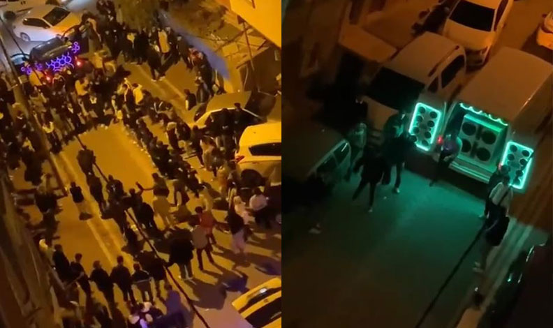 Asker eğlencesinde ses sistemi kavgası