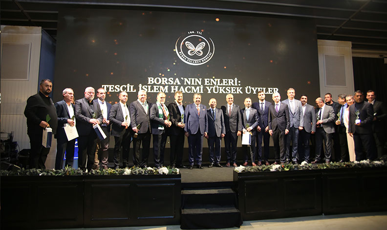 Bursa Ticaret Borsası ödül töreni
