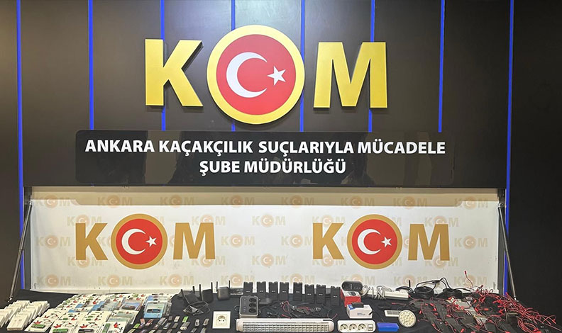Ankara’da kaçakçılık operasyonu: 1 gözaltı