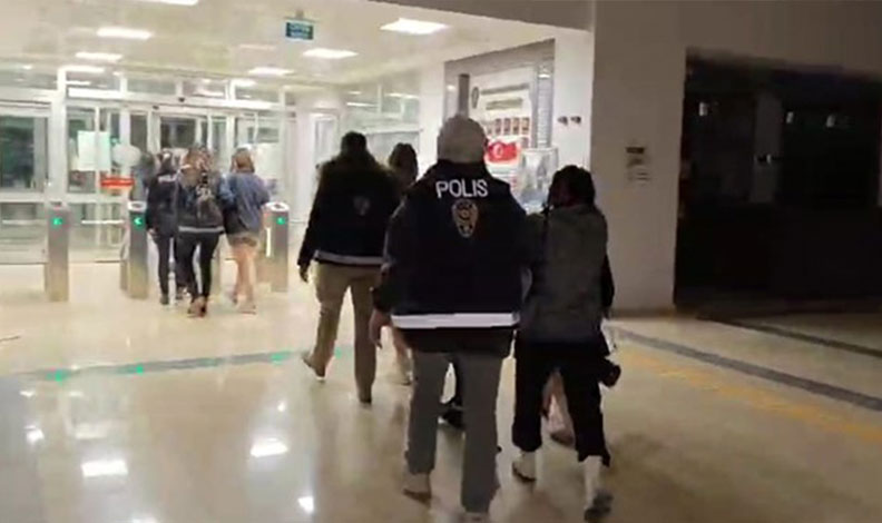 Kütahya’da fuhuş operasyonunda 9 kişi gözaltına alındı