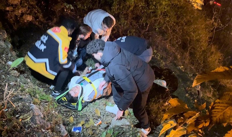 Bursa’da manzarayı seyrederken tarihi surlardan düştü