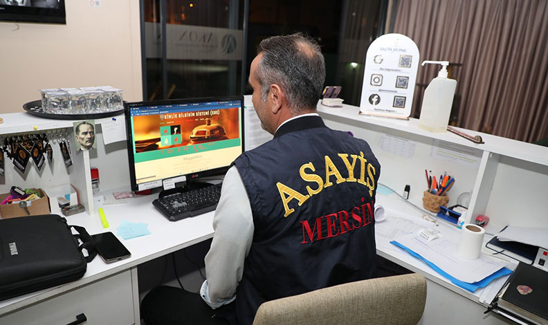 Mersin’de konaklama tesisi denetimi