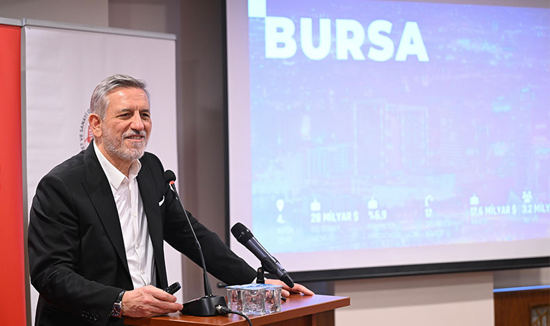 BTSO Başkanı İbrahim Burkay, Tarihi Çarşı ve Hanlar Bölgesi üyeleriyle buluştu