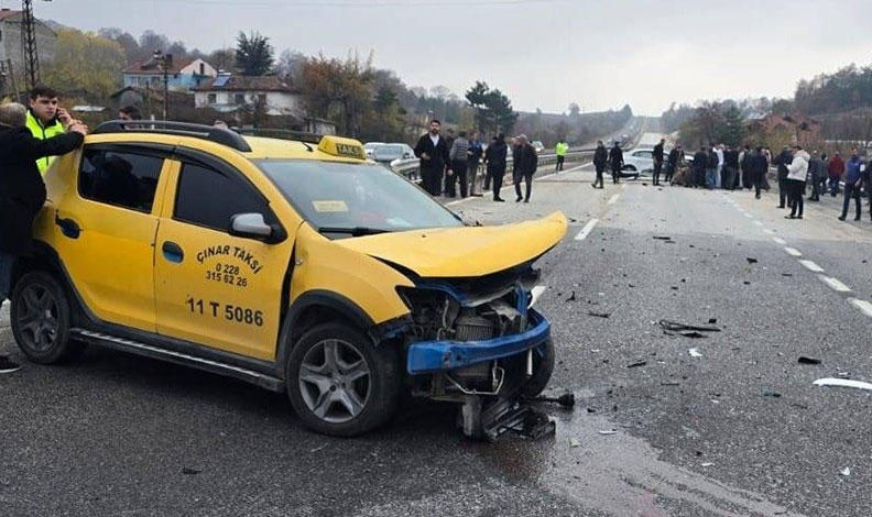 Bilecik’teki feci kazada taksi sürücüsü tutuklandı