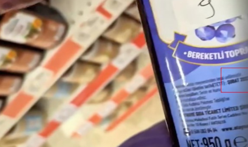 Son kullanma tarihini etiketle gizlediler