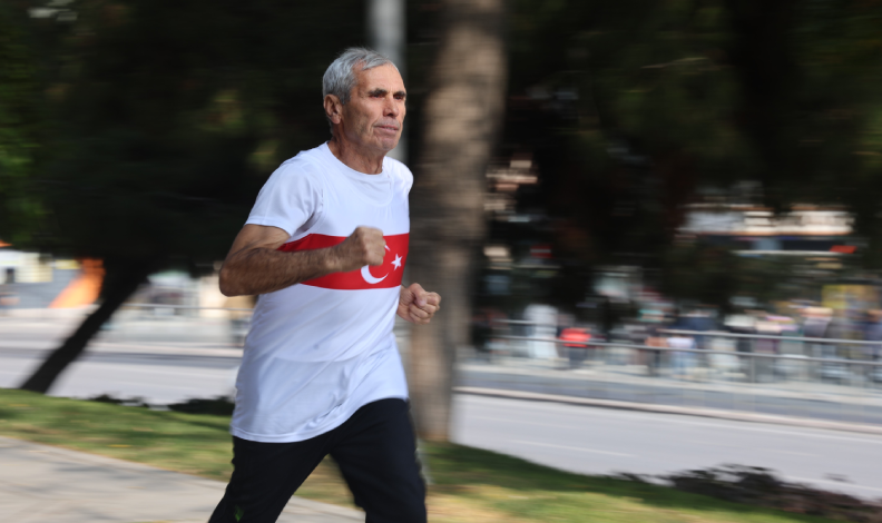 Kolesterol ve şeker başlangıcını koşarak yendi